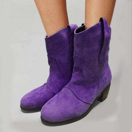 Casual Shoes Retro Style Boots Comfortable Roman Ankle Boots Large Size Slip Up Low Heeled Womens Boots
Casual Shoes Retro Style Boots Comfortable Roman Ankle Boots Large Size Slip Up Low Heeled Womens Boots