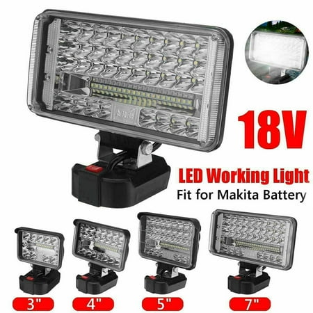ALLTIMES 3/4/5/7 inch LED Work Light 18/34/48/59 LEDs 5500-6000K Portable Adjustable Handheld Flashlight for Makita 18V Lithium Battery for Camping Hiking Emergency
ALLTIMES 3/4/5/7 inch LED Work Light 18/34/48/59 LEDs 5500-6000K Portable Adjustable Handheld Flashlight for Makita 18V Lithium Battery for Camping Hiking Emergency