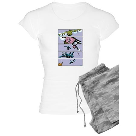CafePress - G.I. Joe Snake Eyes Parachutin - Women s Light Pajamas