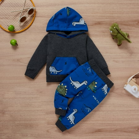 Hunpta Toddler Baby Boys Clothes Cartoon Dinosaur Printed Hoodie Long Sleeve Tops Pants Outfits Clothes Set
Hunpta Toddler Baby Boys Clothes Cartoon Dinosaur Printed Hoodie Long Sleeve Tops Pants Outfits Clothes Set