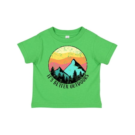 Inktastic It s Better Outdoors Mountains at Sunset Distressed Gift Toddler Boy or Toddler Girl T-Shirt
Inktastic It s Better Outdoors Mountains at Sunset Distressed Gift Toddler Boy or Toddler Girl T-Shirt