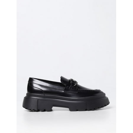 Hogan Loafers Woman Black Woman