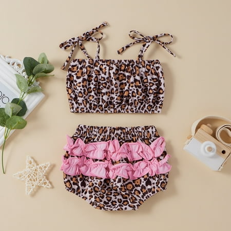 Gubotare Toddler Summer Girls Sleeveless Leopard Print Two Piece Swimwear Swimsuit Bikini Junior Girls Swimsuits Pink 12-18 Months
Gubotare Toddler Summer Girls Sleeveless Leopard Print Two Piece Swimwear Swimsuit Bikini Junior Girls Swimsuits Pink 12-18 Months