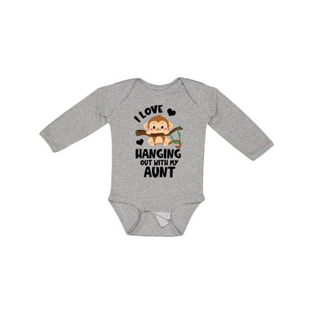 Inktastic Monkey I Love Hanging out with My Aunt Gift Baby Boy or Baby Girl Long Sleeve Bodysuit
Inktastic Monkey I Love Hanging out with My Aunt Gift Baby Boy or Baby Girl Long Sleeve Bodysuit