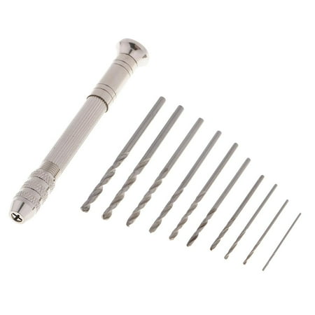 Precision Pin Hand Drill With Twist Of 11 Pieces - Hand Drill & 0.8 1.2 1.5 1.8 2.2 2.5 2.8 3.0mm Twist
Precision Pin Hand Drill With Twist Of 11 Pieces - Hand Drill & 0.8 1.2 1.5 1.8 2.2 2.5 2.8 3.0mm Twist
