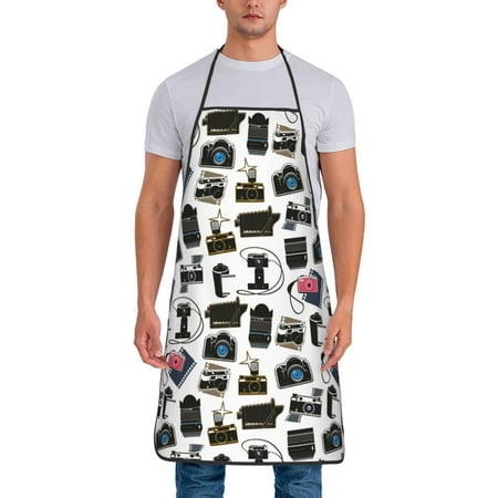 Apron for Men Women cool camera Waterproof Chef Kitchen Baking Apron with Long Ties Aprons for Cooking Baking and Gardening Kitchen Collection
Apron for Men Women cool camera Waterproof Chef Kitchen Baking Apron with Long Ties Aprons for Cooking Baking and Gardening Kitchen Collection