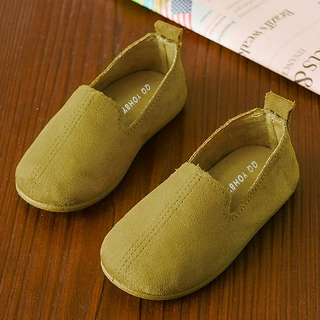 Baby Fashion Child Girls Solid Color Casual Single Leather Pricness Shoes Yellow 27
Baby Fashion Child Girls Solid Color Casual Single Leather Pricness Shoes Yellow 27