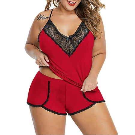 DYMADE Womens Summer Plus Size Loungewear Lace Stitching Nightgown Nightshirt Pajamas Sets Sleepwear
DYMADE Womens Summer Plus Size Loungewear Lace Stitching Nightgown Nightshirt Pajamas Sets Sleepwear