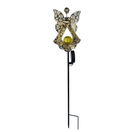 Solar Light Wind Chimes | Angle Shaped Solar Garden Lights With Wind Chimes Design | Angel Crackle Glass Globe Lights Waterproof Warm White LED For Garden Lawn Patio Courtyard
Solar Light Wind Chimes | Angle Shaped Solar Garden Lights With Wind Chimes Design | Angel Crackle Glass Globe Lights Waterproof Warm White LED For Garden Lawn Patio Courtyard