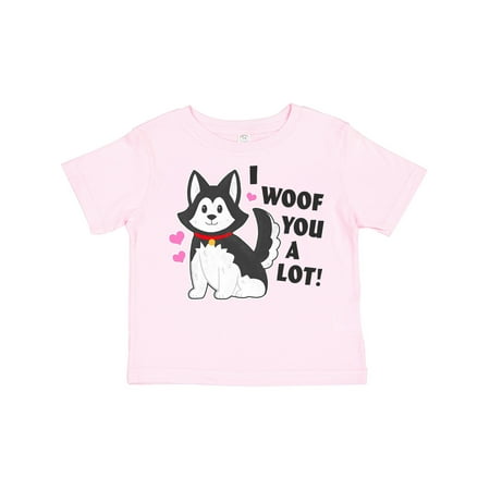 Inktastic I Woof You a Lot with Husky Dog Illustration Gift Toddler Boy or Toddler Girl T-Shirt
Inktastic I Woof You a Lot with Husky Dog Illustration Gift Toddler Boy or Toddler Girl T-Shirt