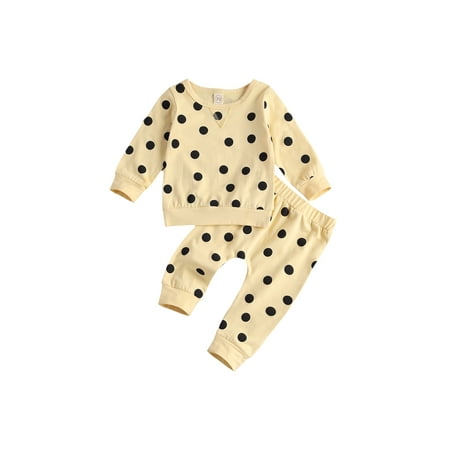 Spring hue Baby Girl 2Pcs Outfit Set Long Sleeve Polka Dot Sweatshirts Tops Pants
Spring hue Baby Girl 2Pcs Outfit Set Long Sleeve Polka Dot Sweatshirts Tops Pants