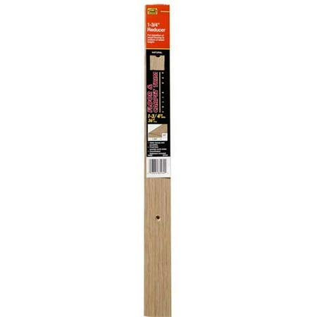 M-D Unfinished Oak 1 In. W x 36 In. L Hardwood Reducer Floor Transition