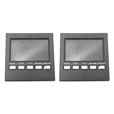 2X LCD Digital Hygrometer Thermometer Temperature Humidity Meter Room Indoor Clock
2X LCD Digital Hygrometer Thermometer Temperature Humidity Meter Room Indoor Clock