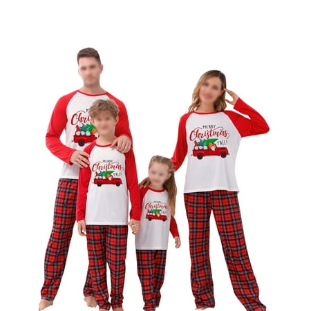 Avamo Mommy Dad Child Casual Elastic Waist Matching Family Pajamas Set Crew Neck Soft PJ Sets Women Men Kids Long Sleeve Holiday Sleepwear Red Mom S
Avamo Mommy Dad Child Casual Elastic Waist Matching Family Pajamas Set Crew Neck Soft PJ Sets Women Men Kids Long Sleeve Holiday Sleepwear Red Mom S