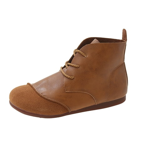 nsendm Booties Women Boots Flat Ladies Fashion Solid Color And Leather Panel Lace Up Flat Casual Warm Boots for Women Shoes Yellow 6.5
nsendm Booties Women Boots Flat Ladies Fashion Solid Color And Leather Panel Lace Up Flat Casual Warm Boots for Women Shoes Yellow 6.5