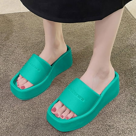 PEASKJP Women s Slippers Summer Women Slippers Flat Bottom Light Open Toe Casual Beach Casual Summer Shoes Green 7.5
PEASKJP Women s Slippers Summer Women Slippers Flat Bottom Light Open Toe Casual Beach Casual Summer Shoes Green 7.5