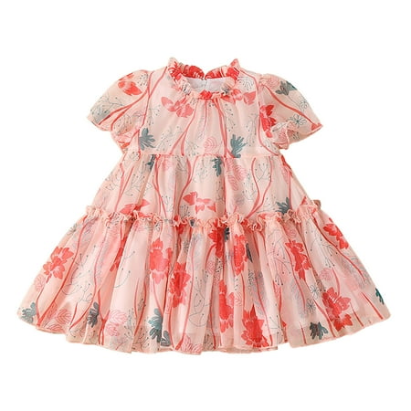 Lace Tulle Flower Girl Dress Kids Pageant Gown Toddler Girls Dress Summer Short Sleeve Fashion Floral Prints Small Fresh Style Dress Princess Dress Casual Short Dresses for Girls Simple Dress Girl
Lace Tulle Flower Girl Dress Kids Pageant Gown Toddler Girls Dress Summer Short Sleeve Fashion Floral Prints Small Fresh Style Dress Princess Dress Casual Short Dresses for Girls Simple Dress Girl