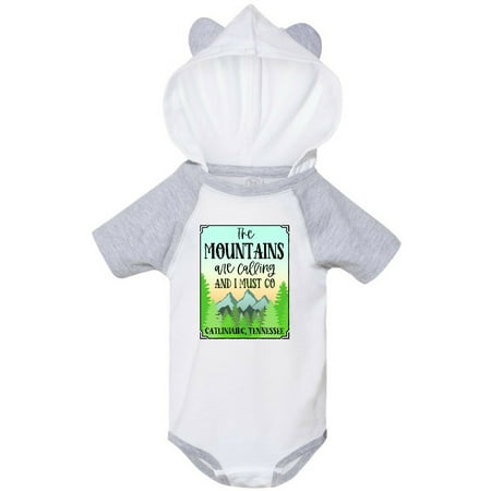 Inktastic The Mountains Are Calling- Gatlinburg Tennessee Gift Baby Boy or Baby Girl Bodysuit
Inktastic The Mountains Are Calling- Gatlinburg Tennessee Gift Baby Boy or Baby Girl Bodysuit