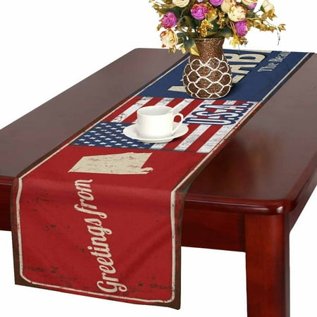 MKHERT Alabama the Beautiful State Rusty Metal Sign with USA Flag Table Runner Home Decor for Wedding Party Banquet Decoration 16x72 Inch
MKHERT Alabama the Beautiful State Rusty Metal Sign with USA Flag Table Runner Home Decor for Wedding Party Banquet Decoration 16x72 Inch