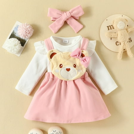 ZMHEGW Fall Outfits For Toddler Girls Long Sleeve Ribbed Romper Bodysuit Cartoon Suspender Skirts Headbands Outfits Set
ZMHEGW Fall Outfits For Toddler Girls Long Sleeve Ribbed Romper Bodysuit Cartoon Suspender Skirts Headbands Outfits Set