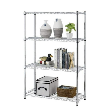 UBesGoo 4-Shlef Wire Rack Metal Shelving Adjustable Storage Organizer Unit 35 W x 14 L x 47 H
UBesGoo 4-Shlef Wire Rack Metal Shelving Adjustable Storage Organizer Unit 35 W x 14 L x 47 H