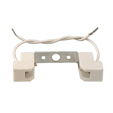 B&P Lamp® 4 Double Ended Halogen Socket W/Bracket and Bulb