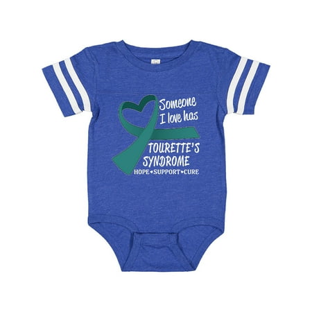 Inktastic Someone I Love Has Tourettes Syndrome- teal ribbon Gift Baby Boy or Baby Girl Bodysuit
Inktastic Someone I Love Has Tourettes Syndrome- teal ribbon Gift Baby Boy or Baby Girl Bodysuit