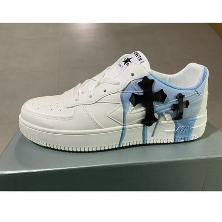 Men‘s Skate Shoes With Cross Decor Casual Lightweight Outdoor Walking Sneakers Men‘s Footwear
Men‘s Skate Shoes With Cross Decor Casual Lightweight Outdoor Walking Sneakers Men‘s Footwear