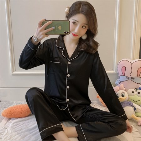 2PCS Pajamas Set Satin Pyjamamas Lace Patchwork Bril Wedding Nightwear Rayon Home Wear Nighty&Robe Suit
2PCS Pajamas Set Satin Pyjamamas Lace Patchwork Bril Wedding Nightwear Rayon Home Wear Nighty&Robe Suit