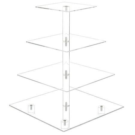 Cupcake Display Stand Holder 4 Tier Cupcake Stand Acrylic Cupcake Display Stand Dessert Serving Towers with LED Light for Weddings (Warm Light)
Cupcake Display Stand Holder 4 Tier Cupcake Stand Acrylic Cupcake Display Stand Dessert Serving Towers with LED Light for Weddings (Warm Light)