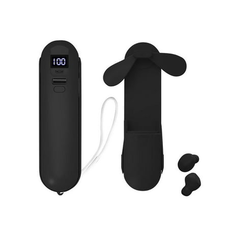 Multifunctional Wireless Earphone Bluetooth 5.0 Ipx7 Waterproof Mini Fan Led Light Power Bank Function Earpod With Digital Screen
Multifunctional Wireless Earphone Bluetooth 5.0 Ipx7 Waterproof Mini Fan Led Light Power Bank Function Earpod With Digital Screen