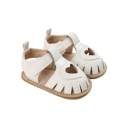 VISgogo Toddler Baby Summer Sandals Solid Color Heart-Shaped Cutout Soft Sole Girls Boy Beach Sandals
VISgogo Toddler Baby Summer Sandals Solid Color Heart-Shaped Cutout Soft Sole Girls Boy Beach Sandals