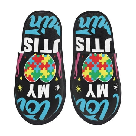 Disketp I Love My Autism Fuzzy House Memory Foam Slippers Furry Fur Lined Bedroom Shoes Cozy Indoor-Large
Disketp I Love My Autism Fuzzy House Memory Foam Slippers Furry Fur Lined Bedroom Shoes Cozy Indoor-Large