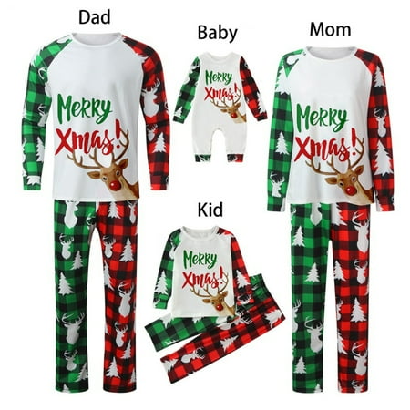 Sunisery Family Matching Pajamas Set Elk Print Tops Merry Christmas Tree Deer Plaid Print Pants Loungewear
Sunisery Family Matching Pajamas Set Elk Print Tops Merry Christmas Tree Deer Plaid Print Pants Loungewear