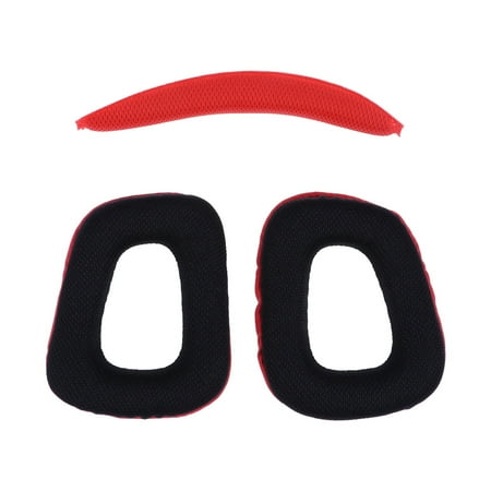 NUOLUX Pair of Replacement Ear Pads Ear Cushions with Head Beam Cushion for G430 G930 Headphones (Red+Black)
NUOLUX Pair of Replacement Ear Pads Ear Cushions with Head Beam Cushion for G430 G930 Headphones (Red+Black)