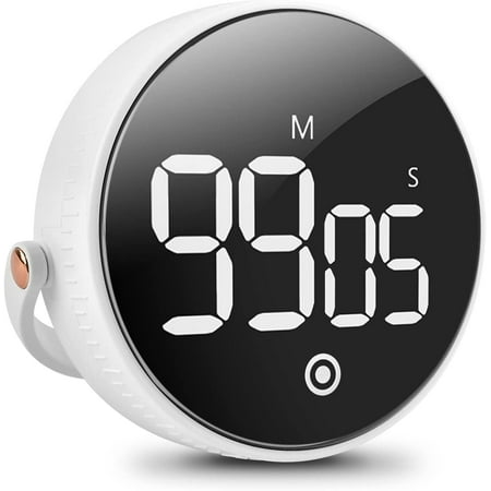 YeekTok LED Digital Kitchen Timer Magnetic Countdown/up Timer Volume Adjustable Fitness Studying Teaching White
YeekTok LED Digital Kitchen Timer Magnetic Countdown/up Timer Volume Adjustable Fitness Studying Teaching White