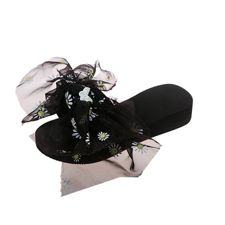 AIMAOMI Women s Fashion Small Daisy Bowknot Wedge Heel Platform Casual Slippers Women s Slipper H
AIMAOMI Women s Fashion Small Daisy Bowknot Wedge Heel Platform Casual Slippers Women s Slipper H