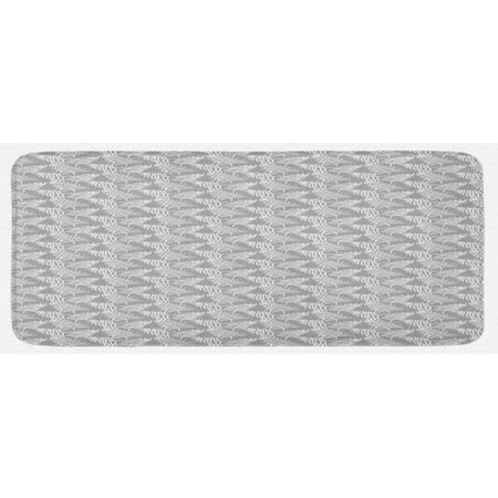 Leaves Kitchen Mat Foliage Silhouette with Greyscale Background Exotic Jungle Flora Composition Plush Decorative Kitchen Mat with Non Slip Backing 47 X 19 Pale Grey White by Ambesonne
Leaves Kitchen Mat Foliage Silhouette with Greyscale Background Exotic Jungle Flora Composition Plush Decorative Kitchen Mat with Non Slip Backing 47 X 19 Pale Grey White by Ambesonne