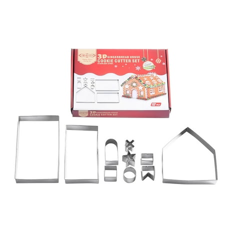 Yubnlvae Cake Mould Christmas Stainless Steel 3D Stereo Cookie Molds House Molds 10Pcs Kitchen Supplies
Yubnlvae Cake Mould Christmas Stainless Steel 3D Stereo Cookie Molds House Molds 10Pcs Kitchen Supplies