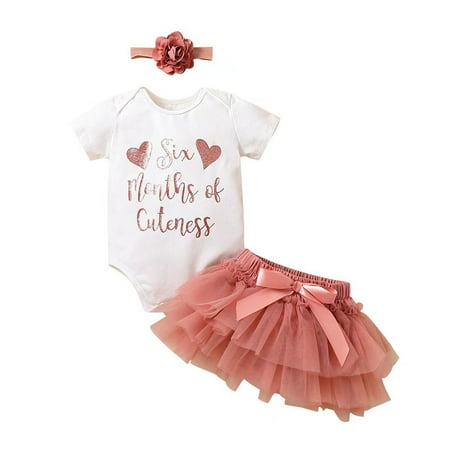 Newborn Summer Three Sets Of Letter Print Girls Summer Clothes Crawling Clothes Girls Summer Clothes Tutu Skirt With Flower Hair Band Kids Clothes
Newborn Summer Three Sets Of Letter Print Girls Summer Clothes Crawling Clothes Girls Summer Clothes Tutu Skirt With Flower Hair Band Kids Clothes