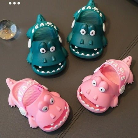 Baozhu Baby Boys Girls Children Kids Casual Cute Cartoon Dinosaur Design Soft Bottom PVC Home Bathroom Breathable Non-Slip Sandals
Baozhu Baby Boys Girls Children Kids Casual Cute Cartoon Dinosaur Design Soft Bottom PVC Home Bathroom Breathable Non-Slip Sandals