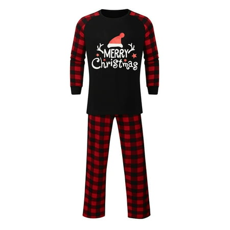 women Christmas pajamas for family matching outfits son daughter sets soft Black Christmas Men Plaid Deer Print Long Sleeve Tops+Pants Family Pjs Matching Set
women Christmas pajamas for family matching outfits son daughter sets soft Black Christmas Men Plaid Deer Print Long Sleeve Tops+Pants Family Pjs Matching Set