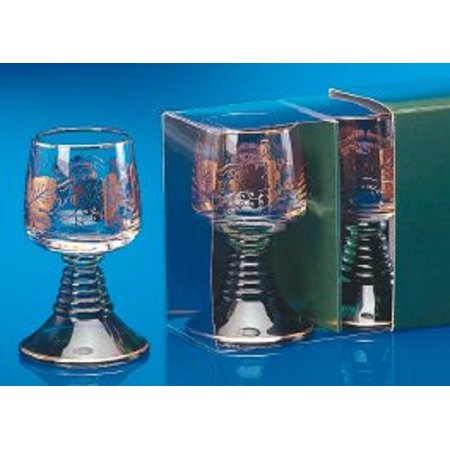 2 German Rhein Liqueur Glass Roemers