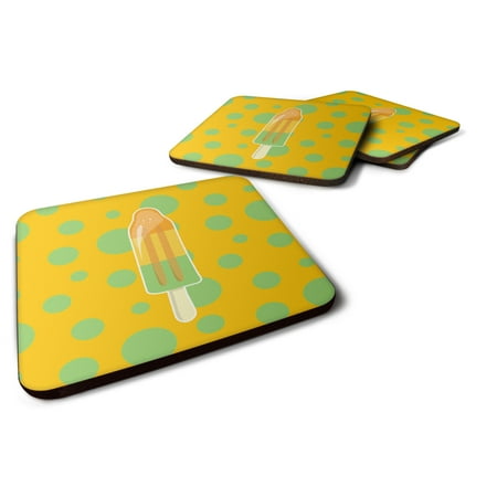 Carolines Treasures BB7064FC Ice Pop Popcicle Orange Green Foam Coaster Set of 4 3 1/2 x 3 1/2 multicolor
Carolines Treasures BB7064FC Ice Pop Popcicle Orange Green Foam Coaster Set of 4 3 1/2 x 3 1/2 multicolor