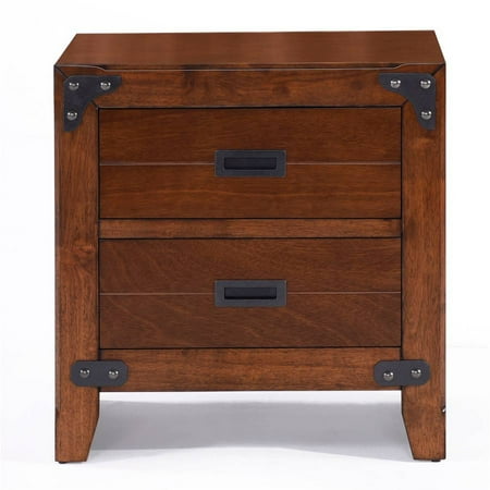 Better Homes and Gardens Kids Union Station Nightstand, Rustic Cherry