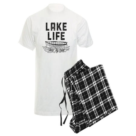 

CafePress - Lake Life Floats My Boat - Men s Light Pajamas
