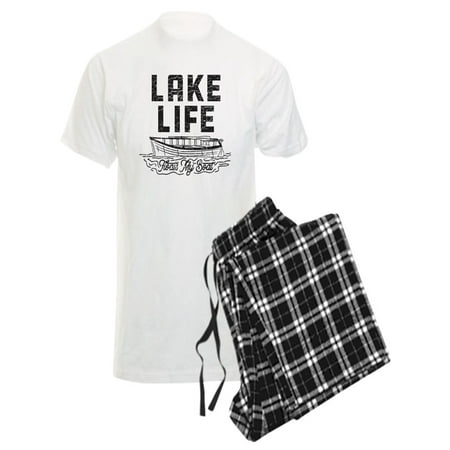 CafePress - Lake Life Floats My Boat - Men s Light Pajamas