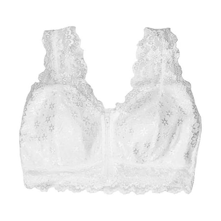 Lace Bralettes For Women | Front Zipper Bra For Women | Lace Wireless Bra Full-Coverage Wirefree Bra Comfort Convertible Bra For Everyday Wear
Lace Bralettes For Women | Front Zipper Bra For Women | Lace Wireless Bra Full-Coverage Wirefree Bra Comfort Convertible Bra For Everyday Wear