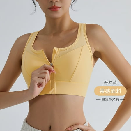 DNAKEN Womens Zipper Front Sports Bra Wirefree Seamless Padded Racerback Yoga Bra for Workout Gym Activewear
DNAKEN Womens Zipper Front Sports Bra Wirefree Seamless Padded Racerback Yoga Bra for Workout Gym Activewear