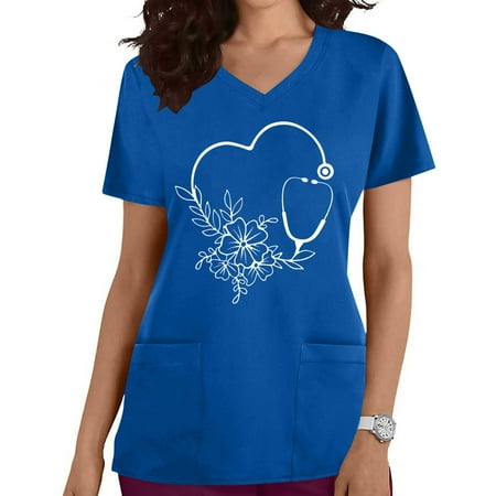 S LUKKC LUKKC Valentines Day Scrub Tops for Women Classic Fit 2 Pockets Four-Way Stretch Anti-Wrinkle Scrub Top V-Neck Short Sleeve Working Uniform Nurse Shirts Tunic Blouse
S LUKKC LUKKC Valentines Day Scrub Tops for Women Classic Fit 2 Pockets Four-Way Stretch Anti-Wrinkle Scrub Top V-Neck Short Sleeve Working Uniform Nurse Shirts Tunic Blouse